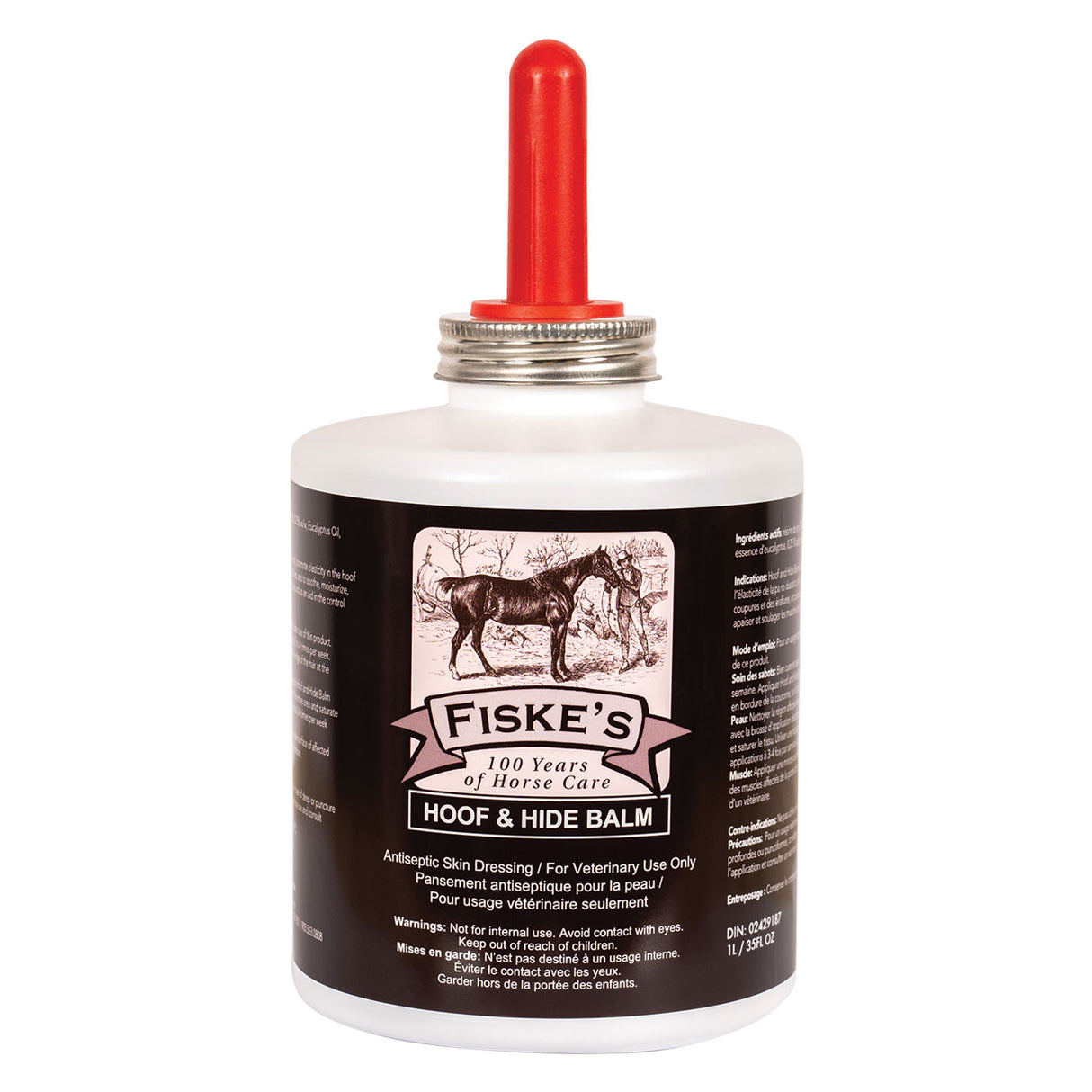 Fiske's Hoof & Hide Balm W/ Brush 1 L