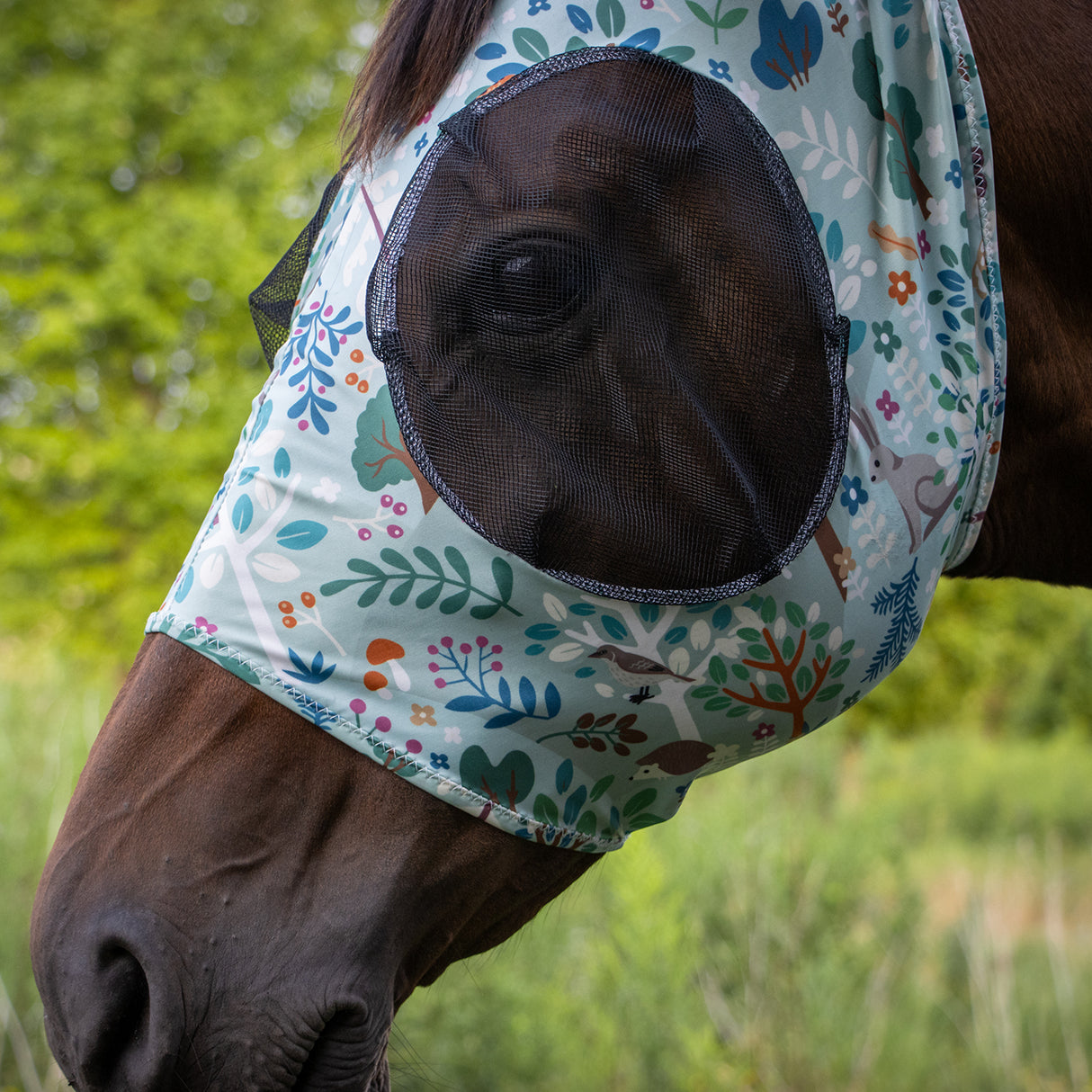 Masque anti-mouches Supra en Lycra avec ouverture pour la mèche