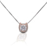 Kelly Herd Rose Gold Plated Horseshoe Necklace