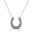 Kelly Herd Contemporary Pave Horseshoe Necklace