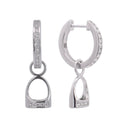 Boucles d'oreilles à étrier anglais suspendues Kelly Herd