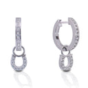 Boucles d'oreilles en fer à cheval suspendues Kelly Herd