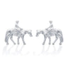 Boucles d’oreilles Kelly Herd – Western Pleasure avec cavalier