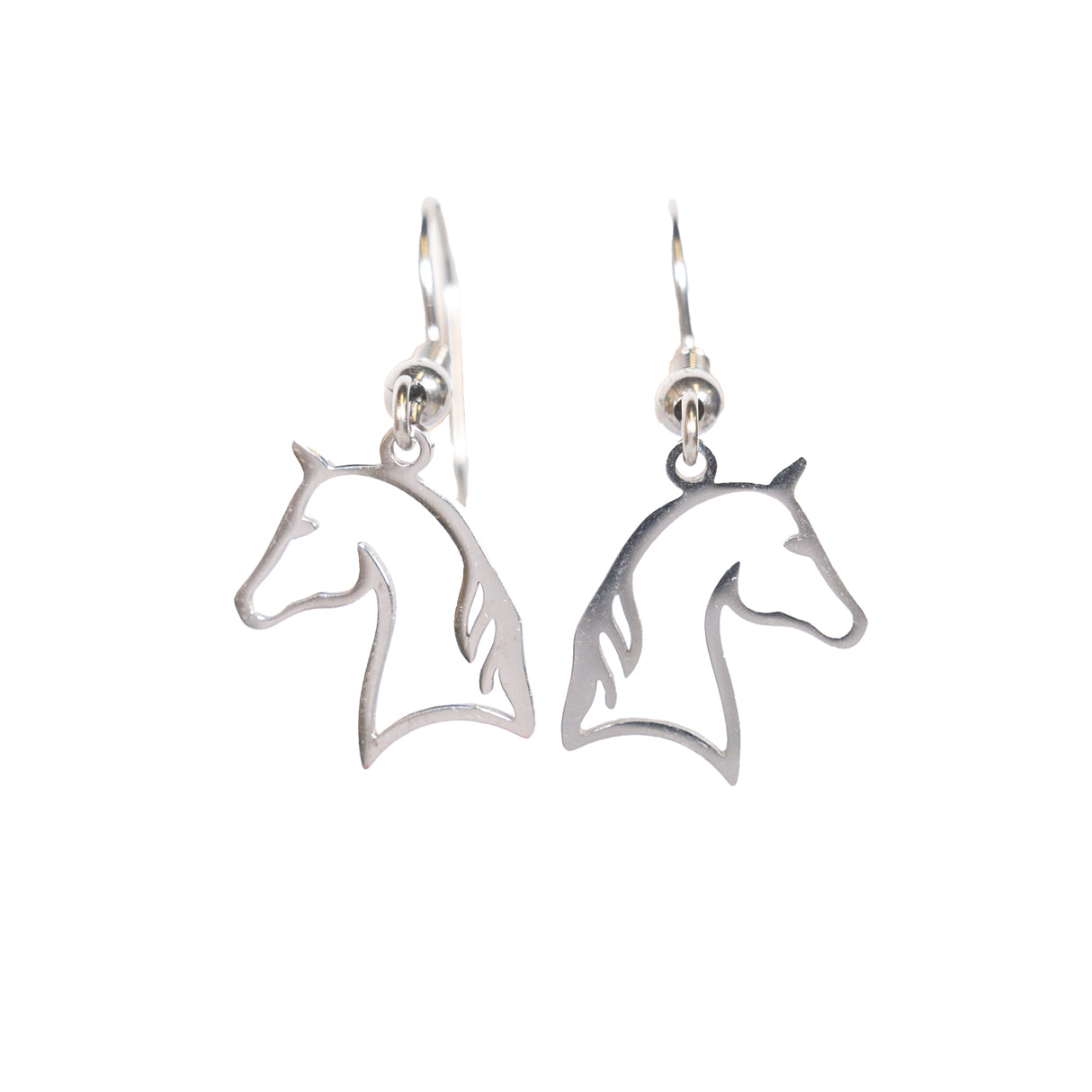 Boucles d'oreilles pendantes en forme de tête de cheval Cinto