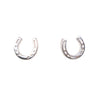 Cinto x Kelly Herd Silver Horseshoe Pendant Earrings