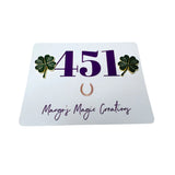 Épingles numérotées trèfle à 4 feuilles magiques de Mango