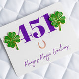 Épingles numérotées trèfle à 4 feuilles magiques de Mango