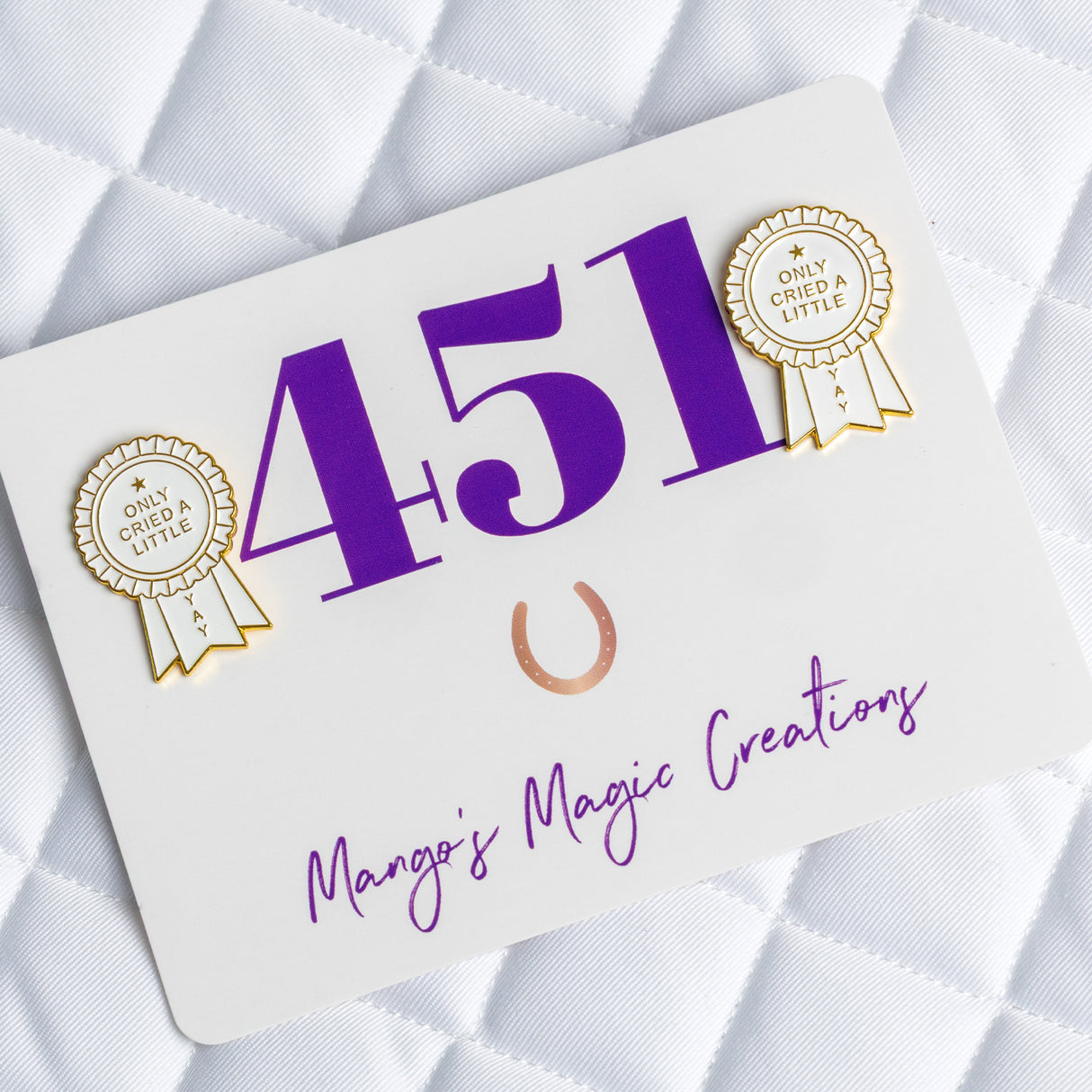 Épinglettes numérotées en ruban magique de Mango