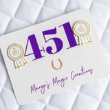 Épinglettes numérotées en ruban magique de Mango