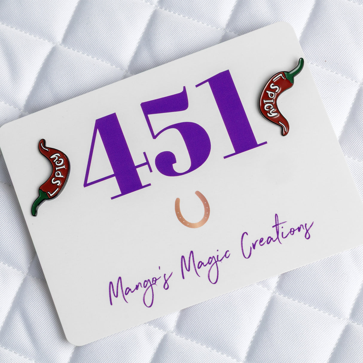 Épingles numérotées au piment magique de Mango