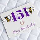 Mango's Magic Bumble Bee Number Pins