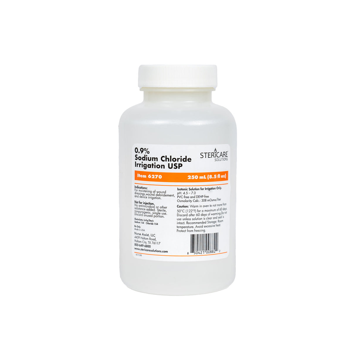 Saline Solution 0.9% 250 mL