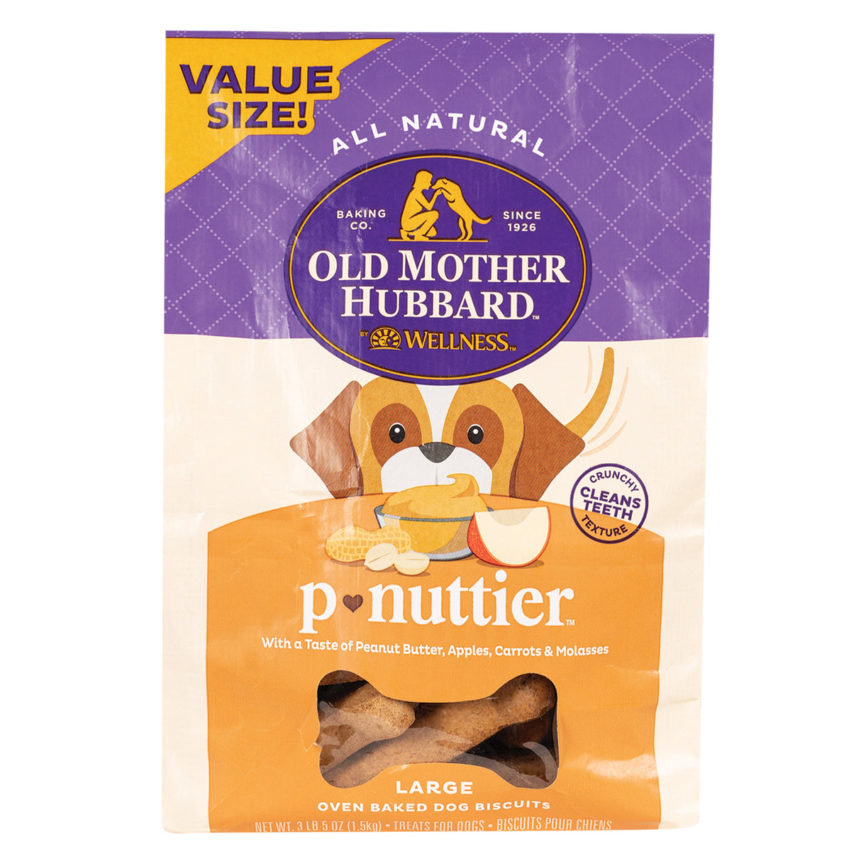 Old Mother Hubbard P-Nuttier Grands biscuits pour chiens