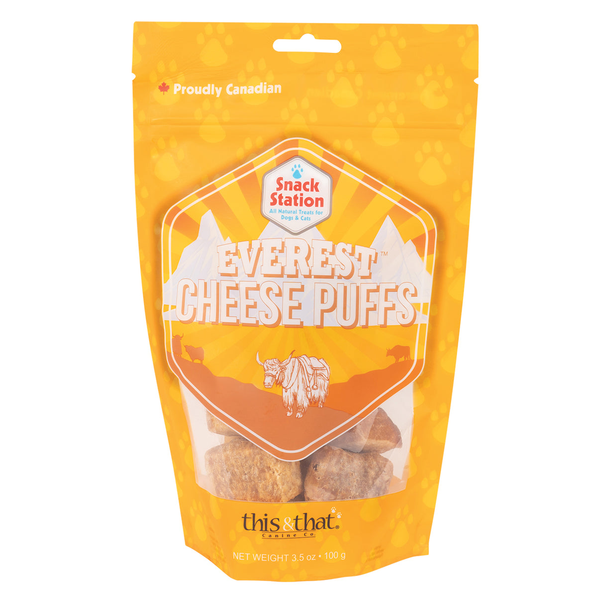 This &amp; That Everest Cheese Puffs Friandises pour chiens 100 g