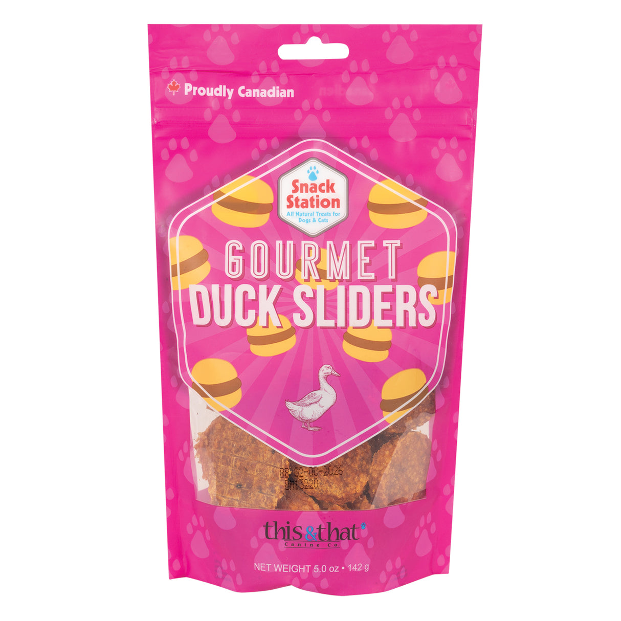 This & That Gourmet Duck Sliders Friandises pour chiens 142 g