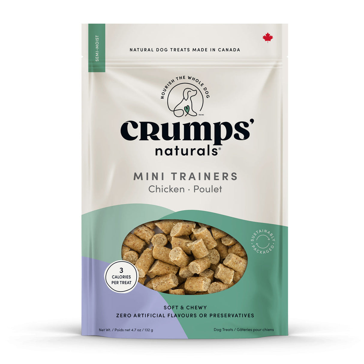 Crumps Semi-Moist Chicken Mini Trainers 132 g