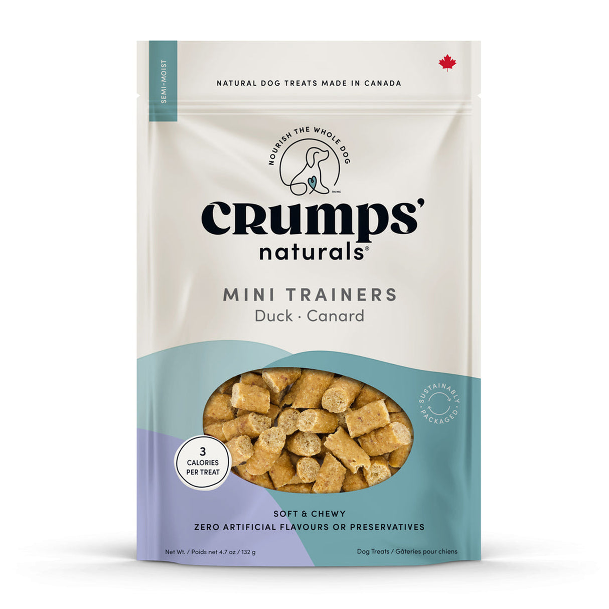 Crumps Semi-Moist Duck Mini Trainers 132 g