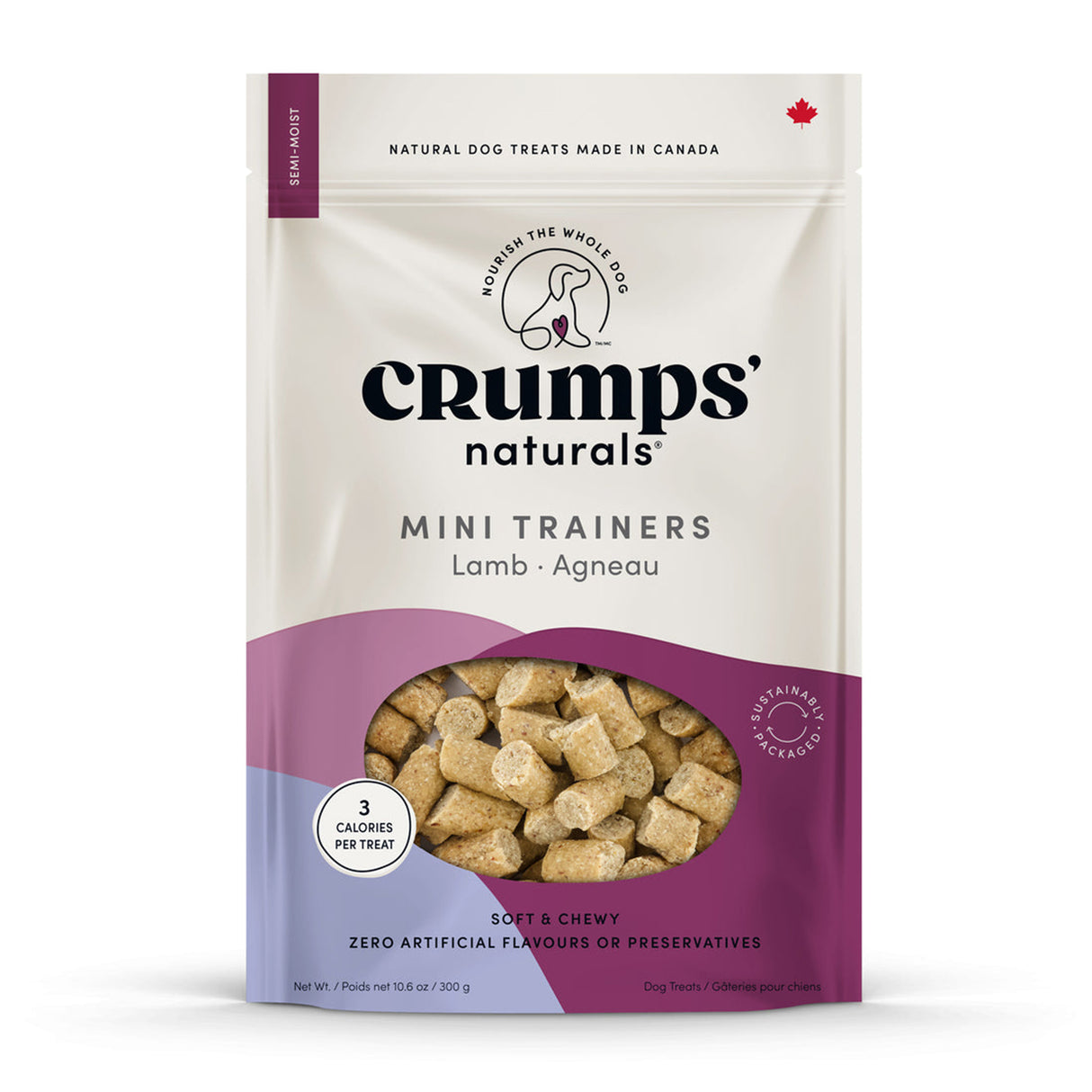 Crumps Semi-Moist Lamb Mini Trainers 132 g