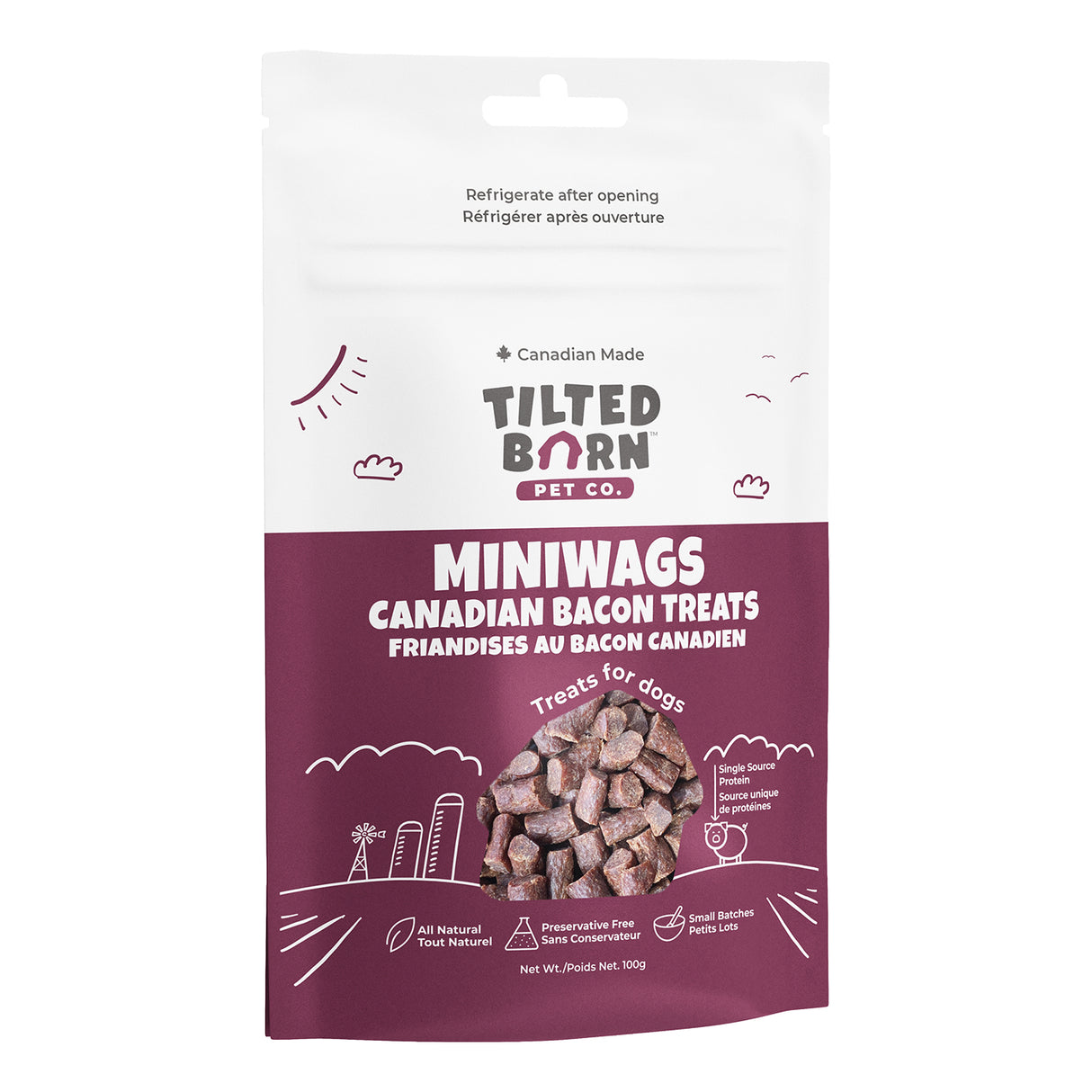 Tilted Barn Canadian Beef Miniwags 100 g