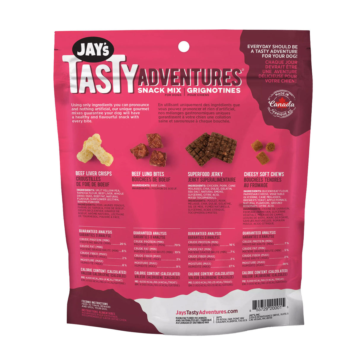 Jay's Tasty Adventures Cheesy Beef Snack Mix 200 g