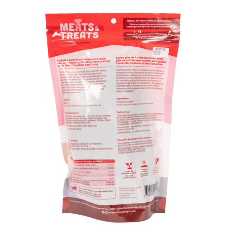 Healthy Paws Meats & Treats Dehydrated Beef Lung 120 g