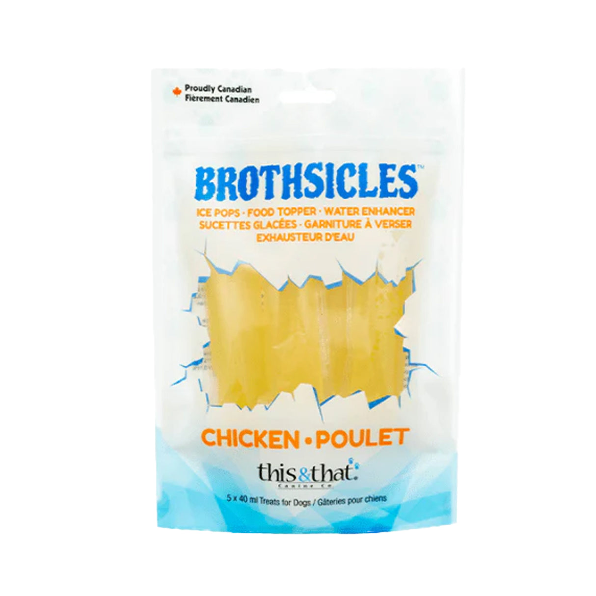 This & That Brothsicles Chicken Dog Treats - Pack of 5