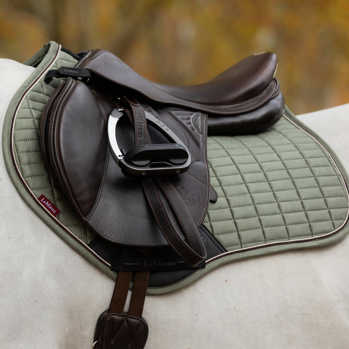 LeMieux Suede Close Contact Square Saddle Pad