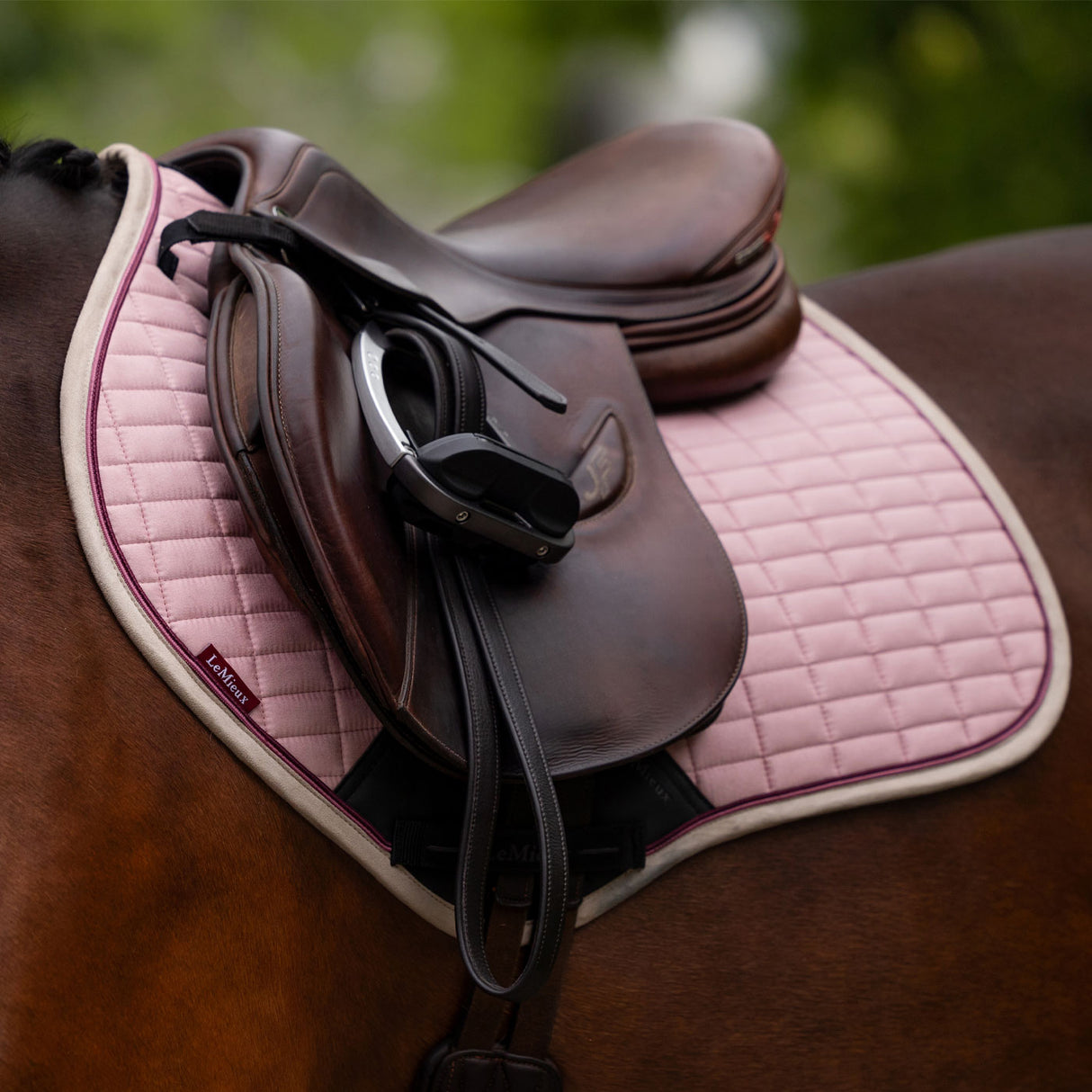 LeMieux Suede Close Contact Square Saddle Pad