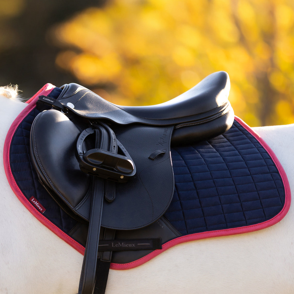 LeMieux Suede Close Contact Square Saddle Pad