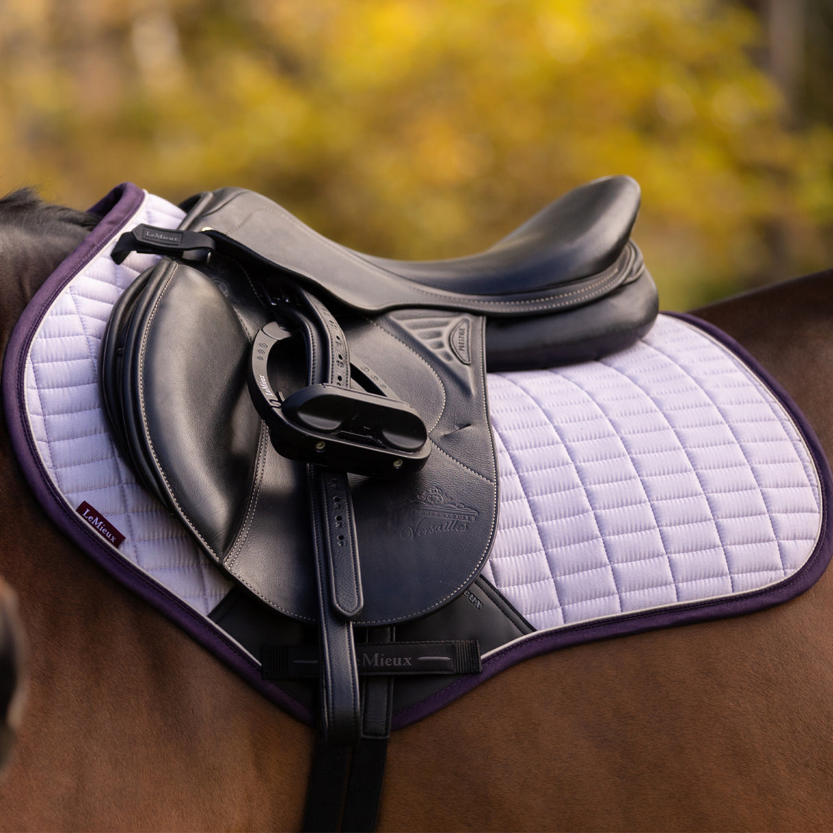 LeMieux Suede Close Contact Square Saddle Pad