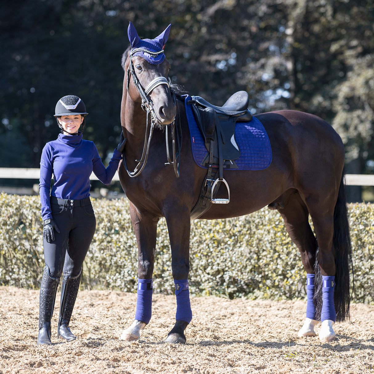 LeMieux Suede Dressage Square Saddle Pad