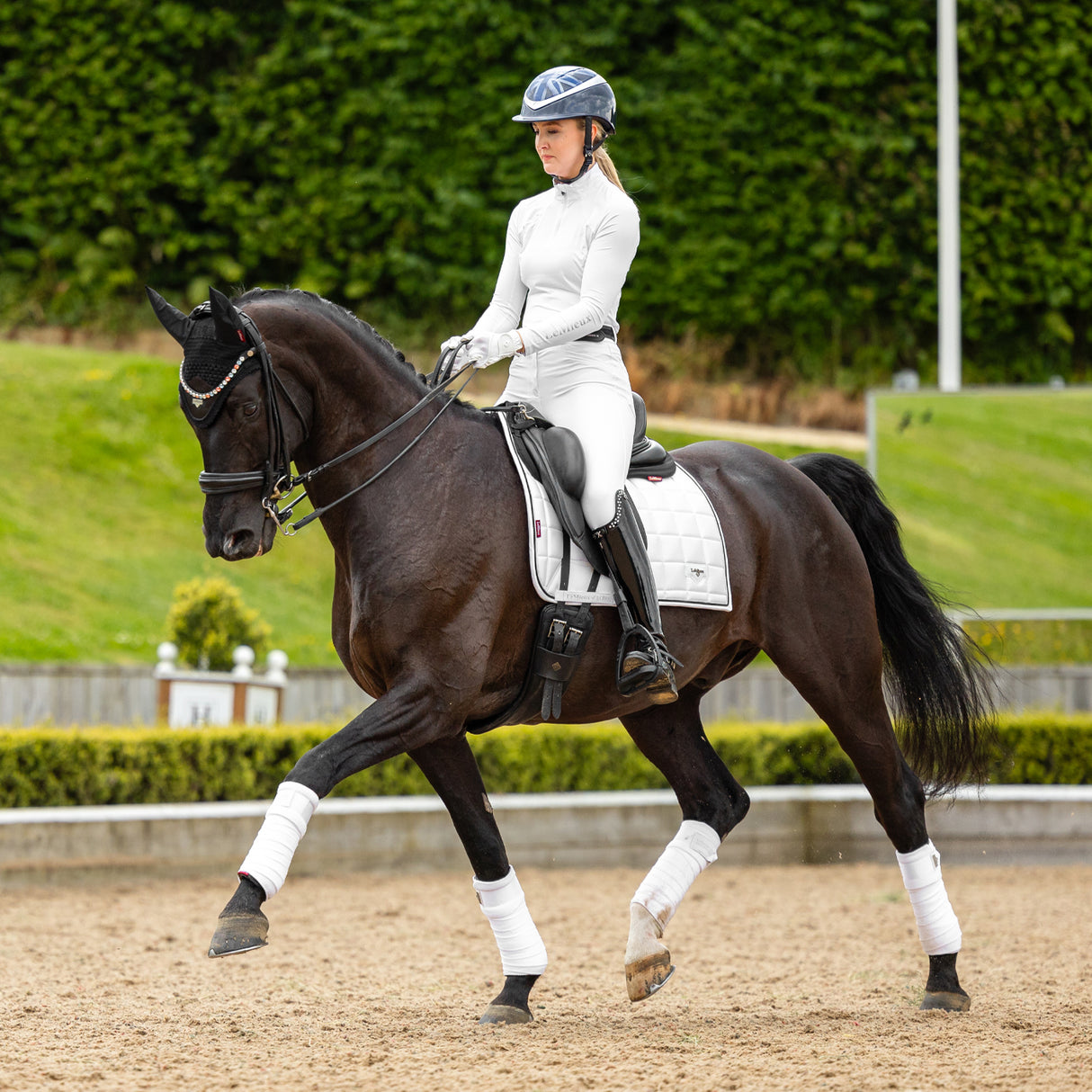 Tapis de selle carré de dressage classique LeMieux Loire