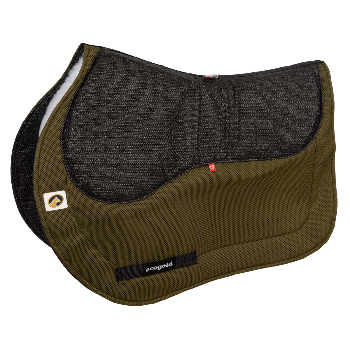 Tapis De Selle De Dressage EcoGold Calmatech - Taille Large, Bleu - Occasion Bon État