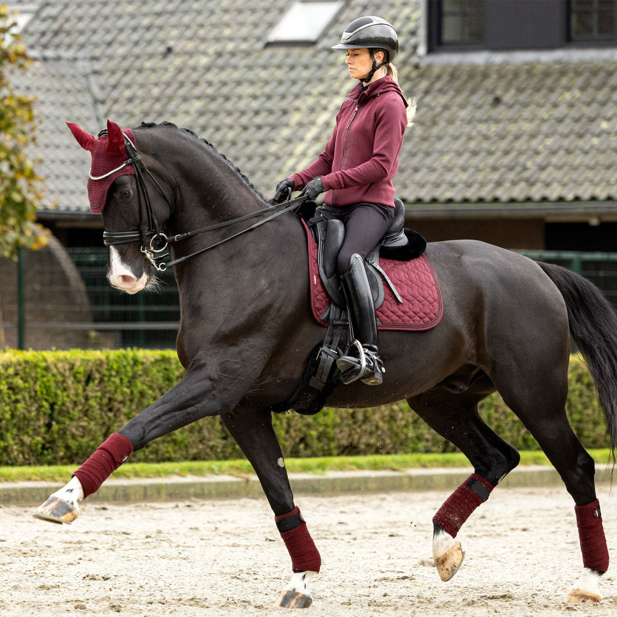 Tapis de selle de dressage en daim cristal LeMieux