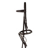 Val du Bois Padded Fancy Stitched Bridle W/ Removable Flash & Reins