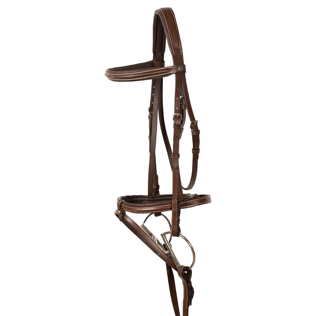 Val du Bois Padded Fancy Stitched Bridle W/ Removable Flash & Reins