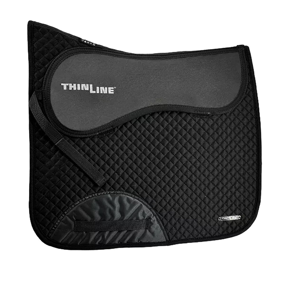 Tapis de selle carré ThinLine en coton pour dressage