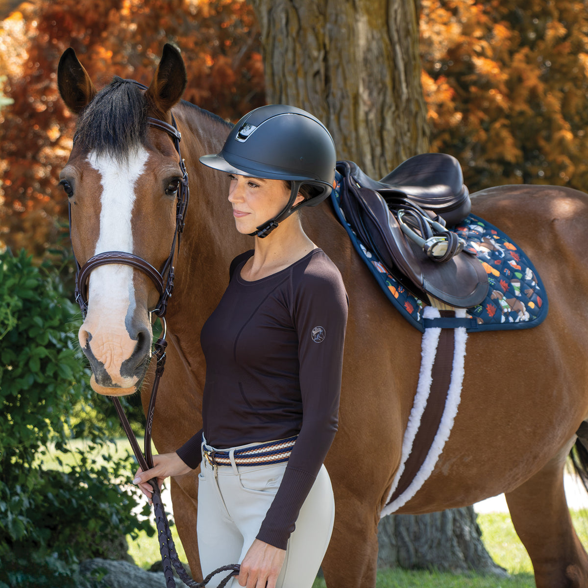 Pumpkin Spice Ponies x Shedrow All Purpose Saddle Pad
