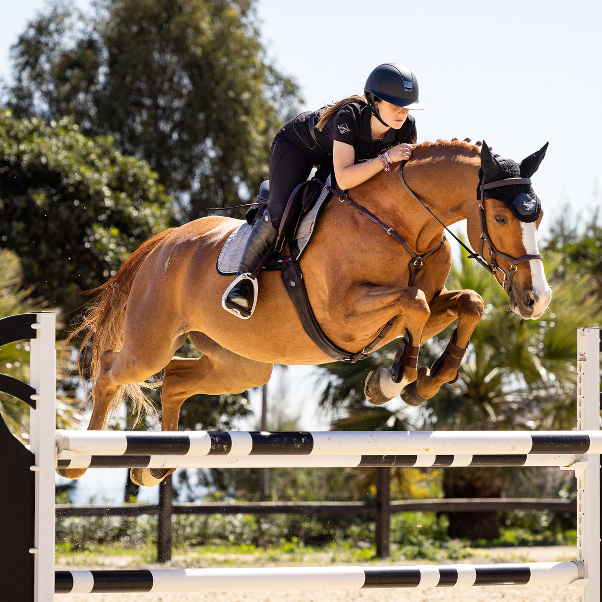 LeMieux Suede EuroJump Close Contact Saddle Pad