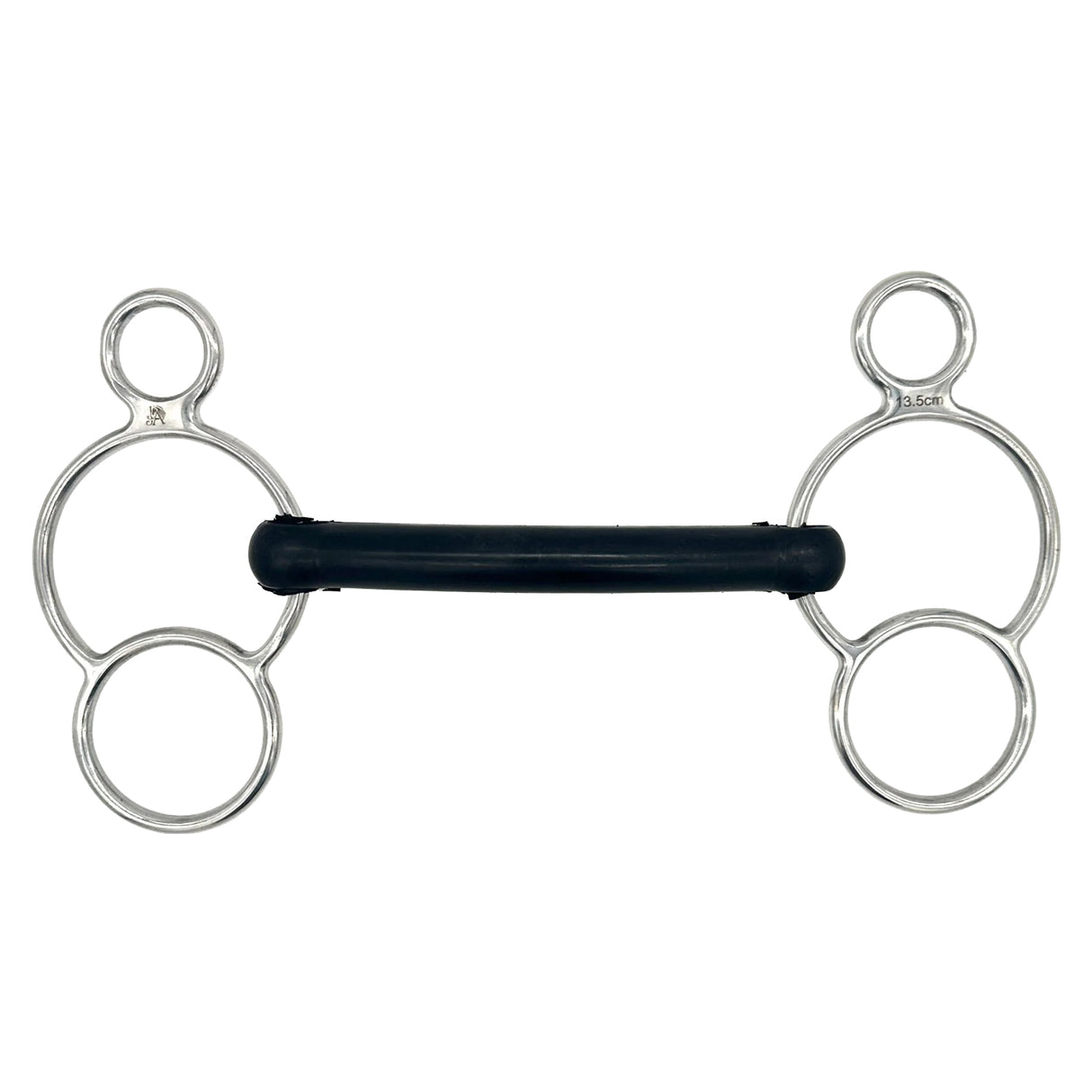Jake Adams 2-Ring Elevator Hard Rubber Mullen Bit