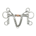 Jake Adams Pelham Double Jointed Bit W/ Copper Lozenge
