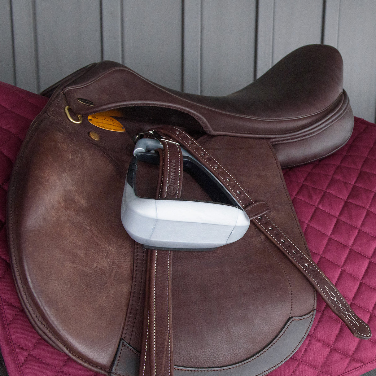 Mondega Fancy Stitch Stirrup Leathers