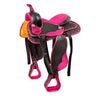 Selle synthétique pour poney western Silverline