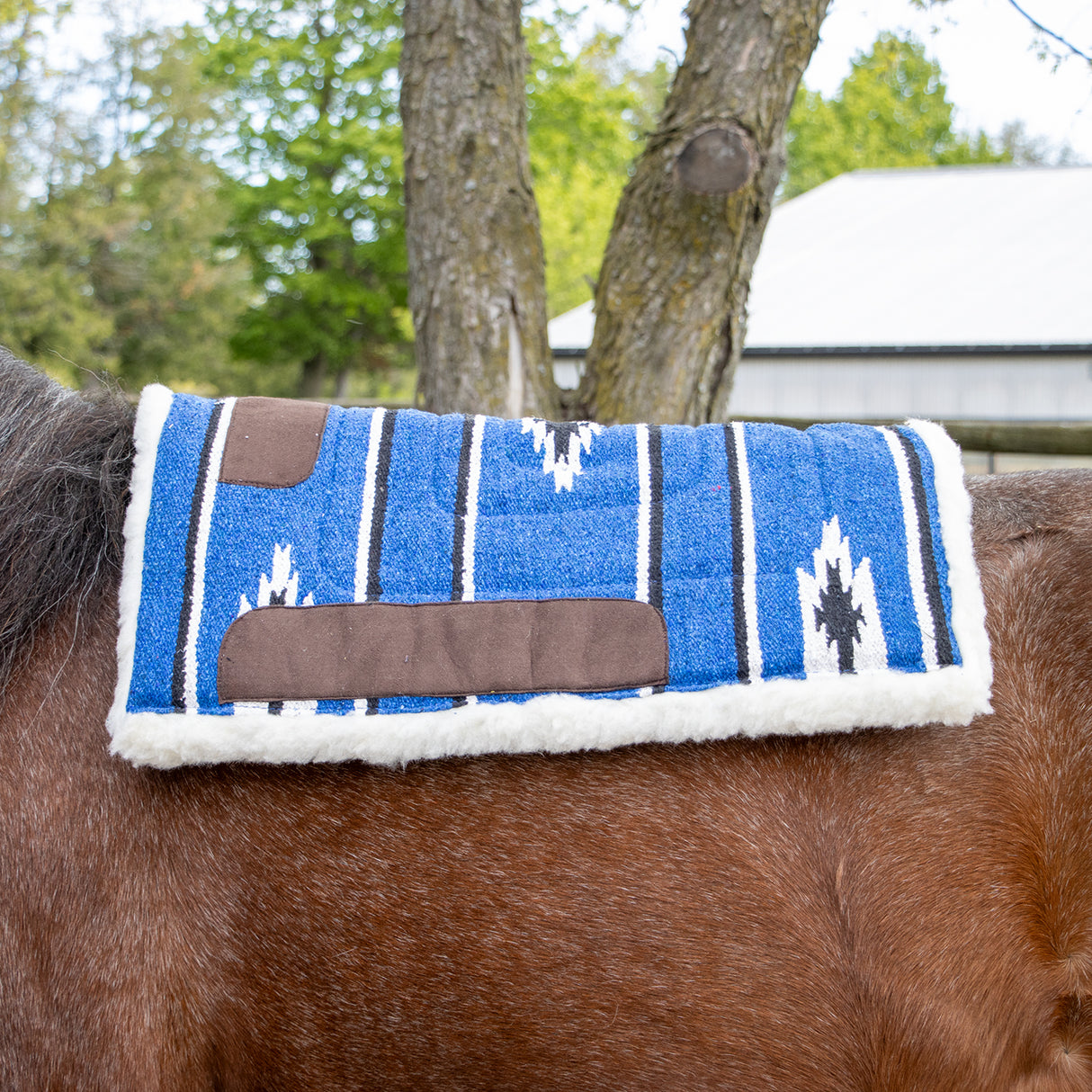 Tapis de selle western carré pour poney Tough1
