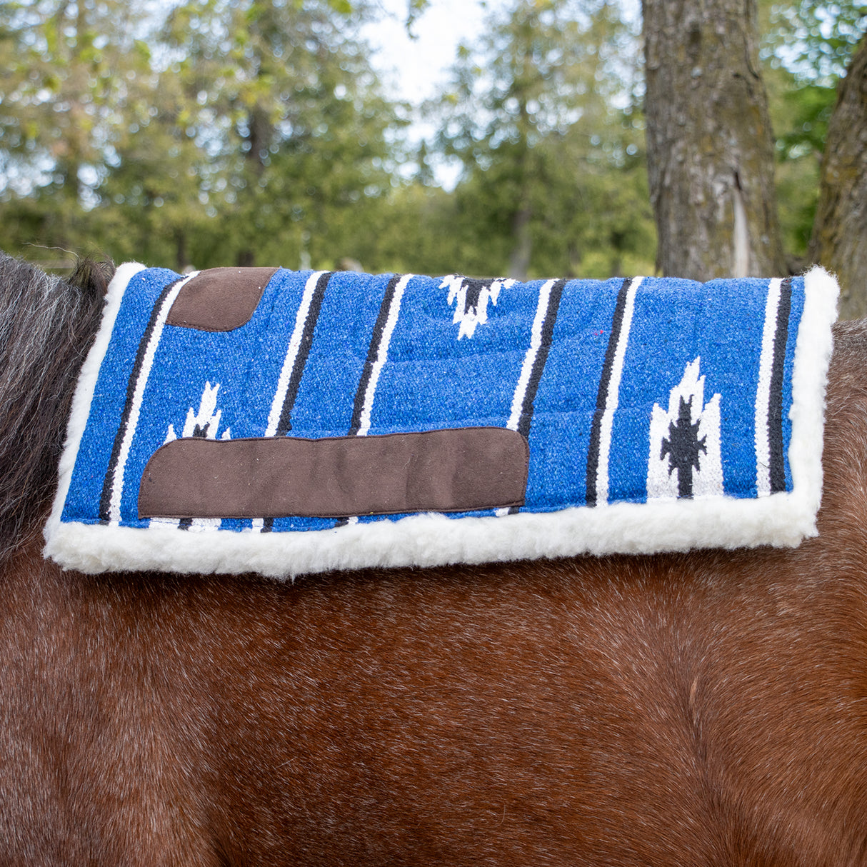 Tapis de selle western carré pour poney Tough1