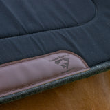 Tapis de selle de ranch profilé en laine diamantée