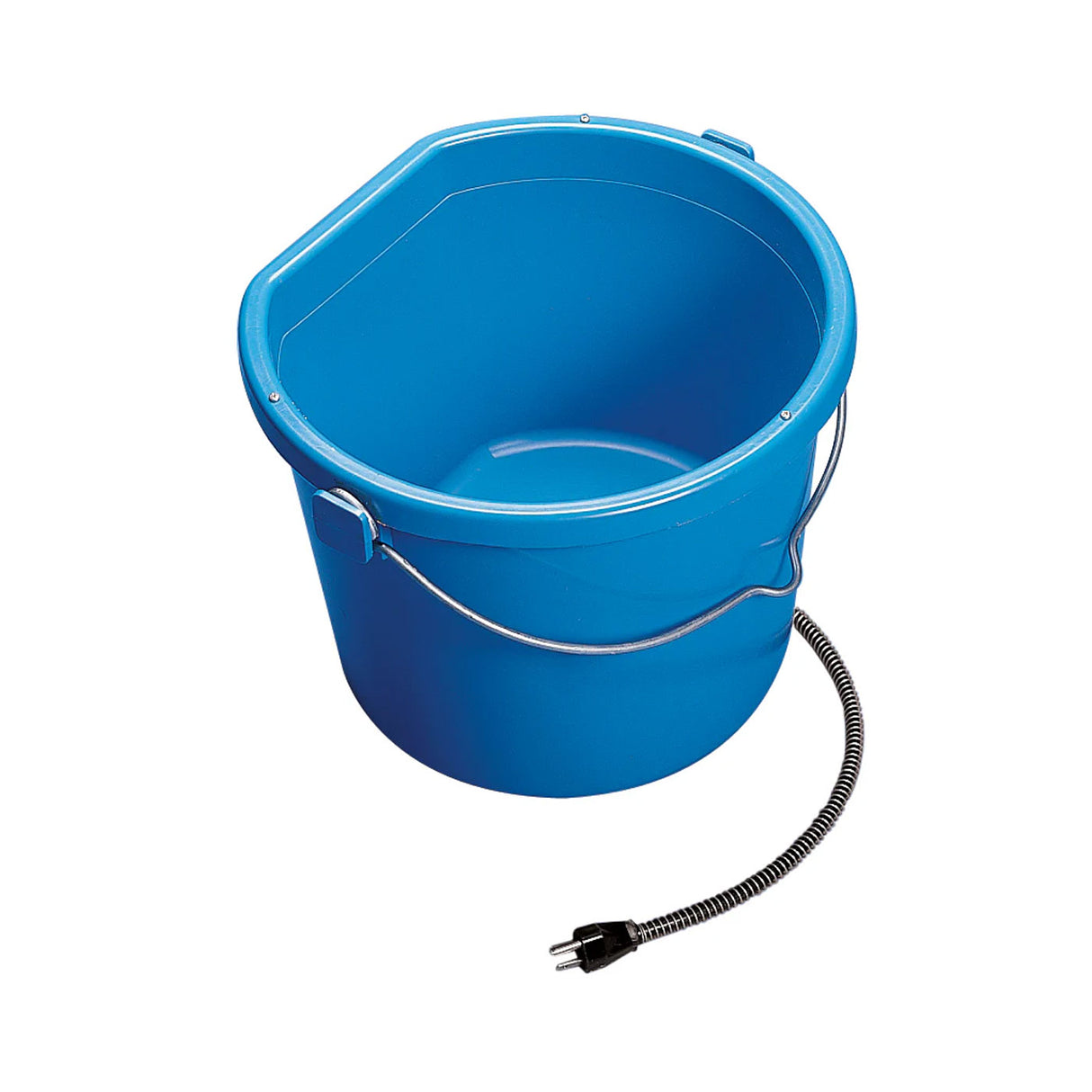 Heated Flat Back Plastic Water Bucket 20 Qt