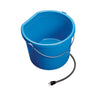 Heated Flat Back Plastic Water Bucket 18.9 L