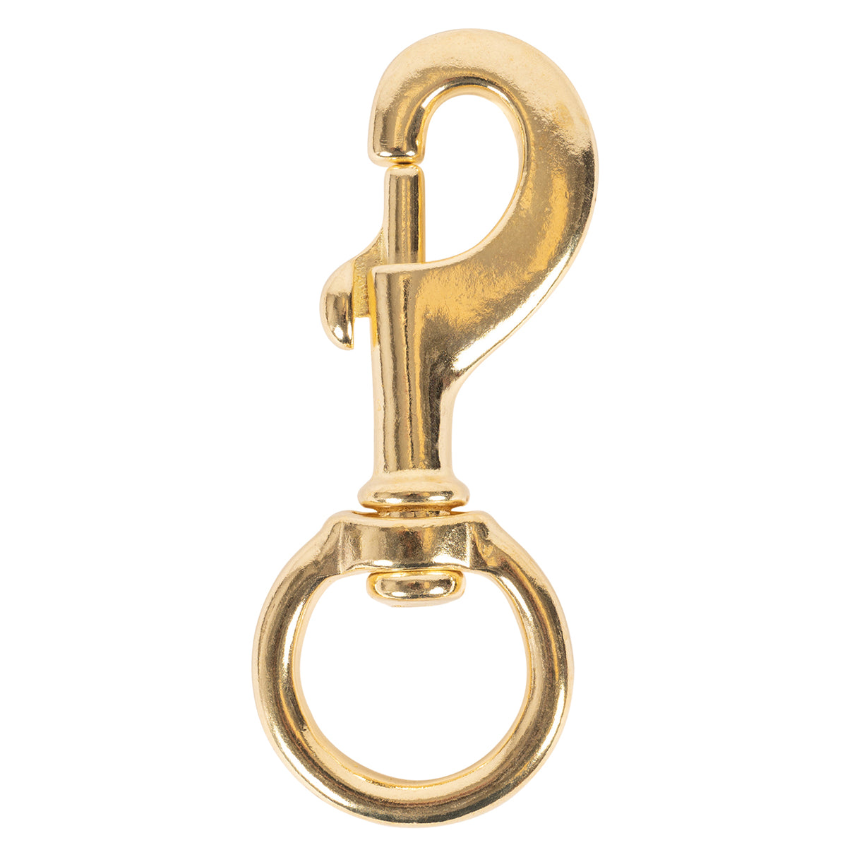Shedrow Large Swivel Bolt Brass Snap 4 3-4 In.