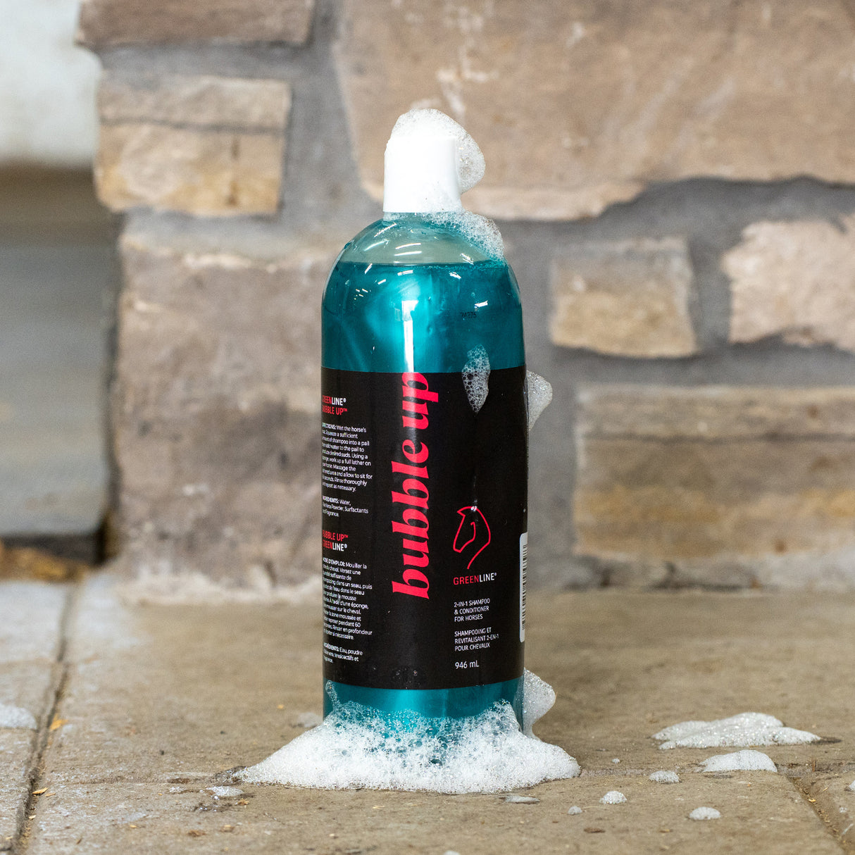 Shampooing et revitalisant Greenline Bubble Up 946 ml